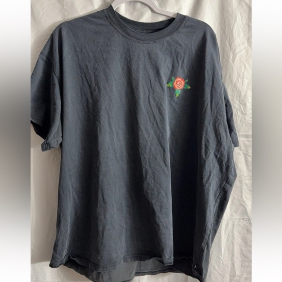 Nike sb black Red Floral Graphic loose fit shirt xxl - Picture 2 of 2